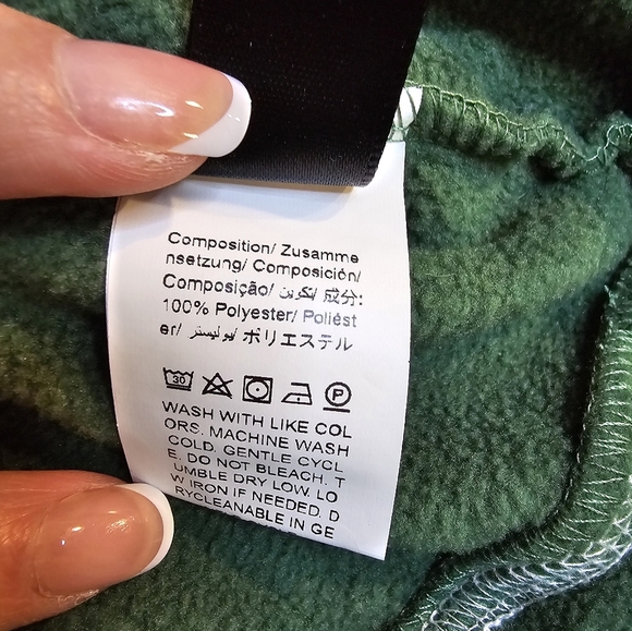 Be Happy It's Okay Crewneck Fleece Green  Medium EUC Streetwear Girlcore - Picture 4 of 7